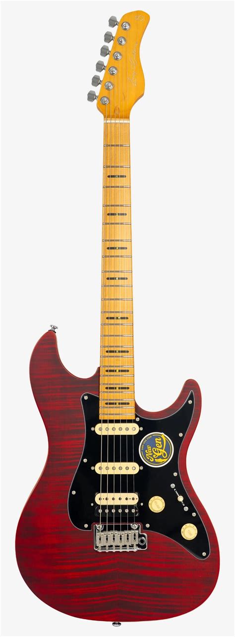 Sire Larry Carlton S7 FM New Gen Electric Guitar, See Through Red à ...