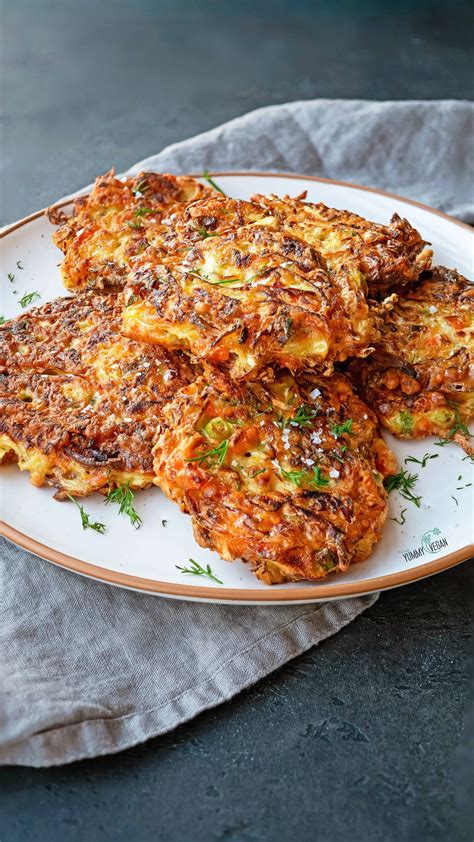 Cabbage Fritters — The Yummy Vegan