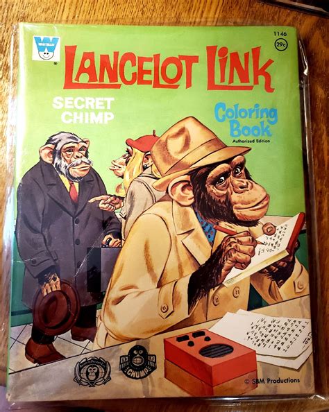 Lancelot Link secret chimp | Coloring books, Vintage coloring books, Books