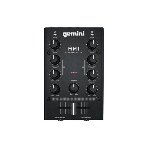 Gemini MM1 2-Channel Pocket-Sized DJ Mixer- Dispatch within 3-4 ...