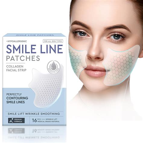 Smile Line Patches, Anti Wrinkle Patches, Face Lift Tape for Smoothing Smile Lines, Wrinkles ...