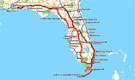 美国佛罗里达州地图 - 美国各州地图