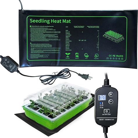 EWENYS Seedling Heating Mat, Graphene Heat Mat for Plants, IP67 ...