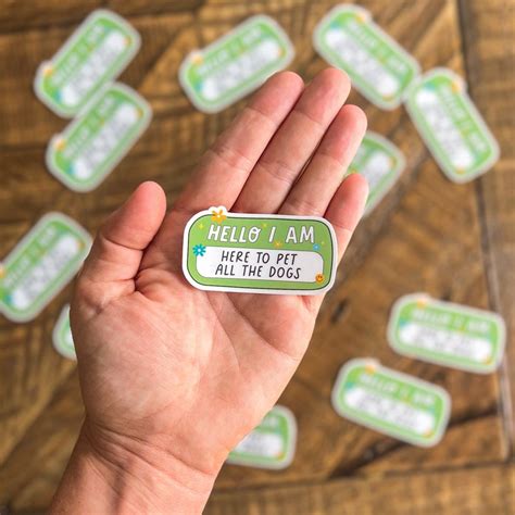 Image result for Hello I AM Sign