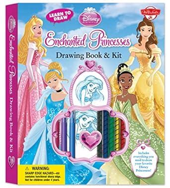 Learn to Draw Disney's Enchanted Princesses Drawing Book & Kit ...
