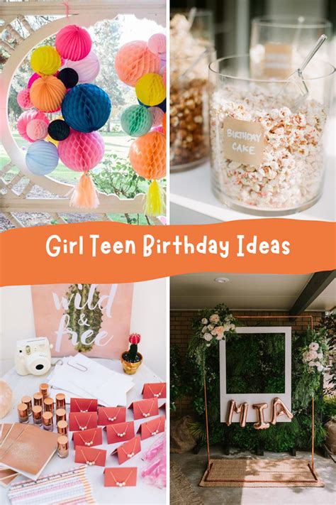 43 Teen Girl Birthday Party Ideas - momma teen