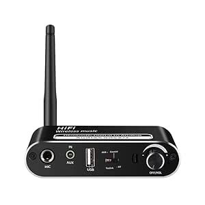 MICROWARE Long Range Bluetooth Audio Adapter, HiFi Wireless Music ...