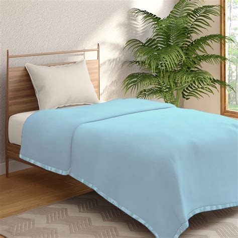 Buy PORTICO Serenity Cotton Single Blanket from Portico at just INR 1149.0