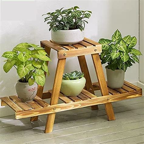 Beauty Panda® Teak Wood Multipurpose Plant Stand/Pot Stand | Living ...