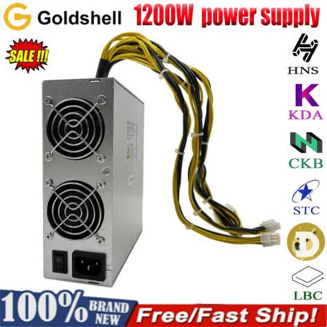 Buy 1200W PSU Mining Power Supply for Goldshell Mini-Doge KD-BOX HS-BOX ...