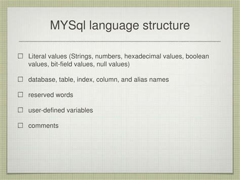 Image result for Structured Query Language or MySQL Examples