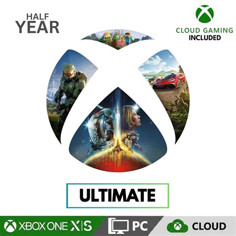 Xbox Game Pass Ultimate Half Year Package : 190 Days Membership ...