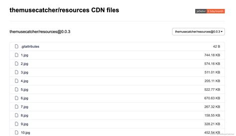 JavaScript CDN 的图像结果