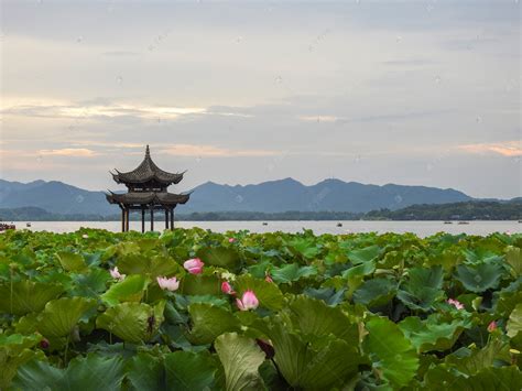 杭州西湖景色高清摄影大图-千库网