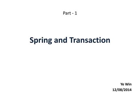 Image result for Transaction Management in Spring