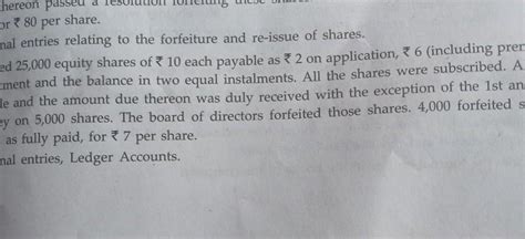 z Co Ltd. issued 25,000 equity shares of 10 each payable as 2 on ...