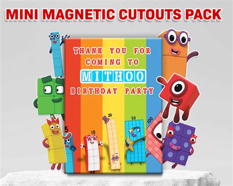Number Blocks Theme Mini Magnetic Return Gift Pack | Return Gifts ...