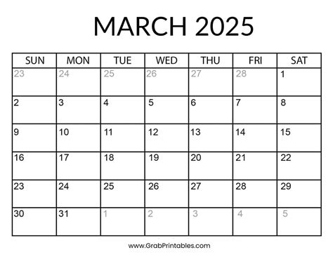 Free Printable March 2026 Calendars | Print Calendar 2026