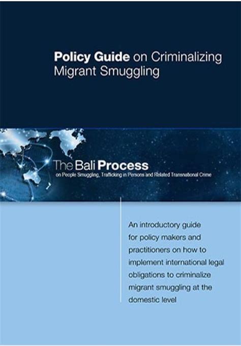 The Bali Process on People Smuggling, Trafficking in Persons and ...
