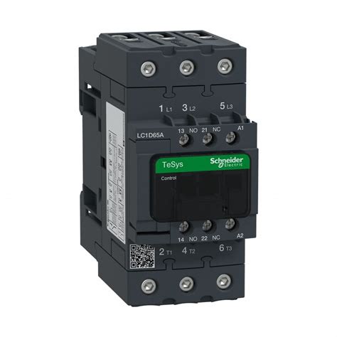 SCHNEIDER, Non-Reversing, 3 Poles, IEC Magnetic Contactor - 5NHD5 ...