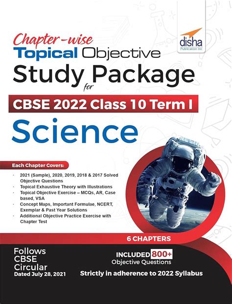 Chapter-wise Topical Objective Study Package for CBSE 2022 Class 10 ...
