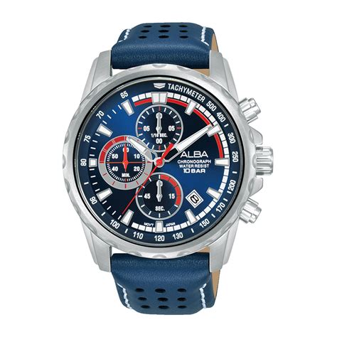AM3937X1 Deep Blue Chronograph Watch – ALBA WATCHES INDIA
