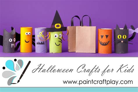 Best Halloween Craft Projects for Kids - Paint Craft Play