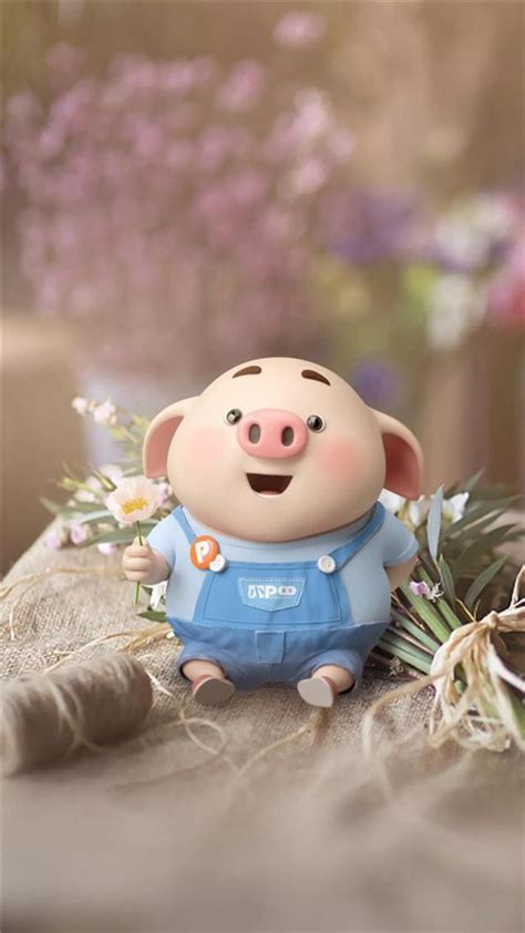 2019猪年可爱卡通小猪高清图片_可爱猪年宝宝壁纸图片大全 - 心愿游戏