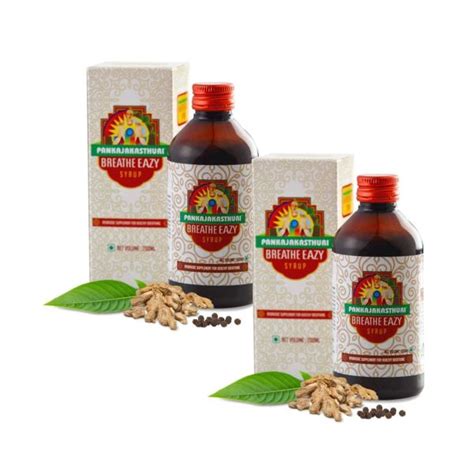 Pankajakasthuri Breathe Eazy Syrup – Herbals (200ml)