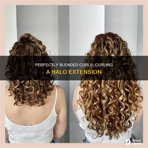 Perfectly Blended Curls: Curling A Halo Extension | ShunSalon