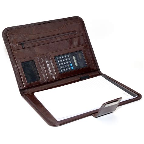 Divinext Unisex Paper Folio Presentation Conference Leather Notebook ...