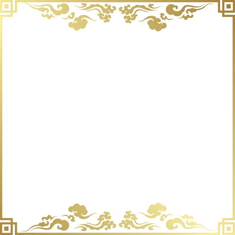 Chinese Luxury Gold Border Frame 15098463 PNG