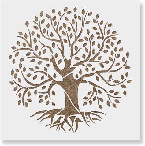 Stencil Revolution Tree of Life Stencil - Reusable Stencils for India ...