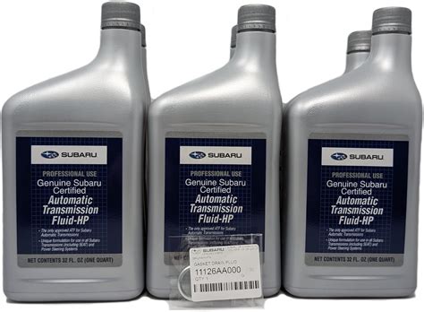 Amazon.com: Subaru CVTF-III Transmission Fluid SOA427V2610 OEM AUTO 1 ...