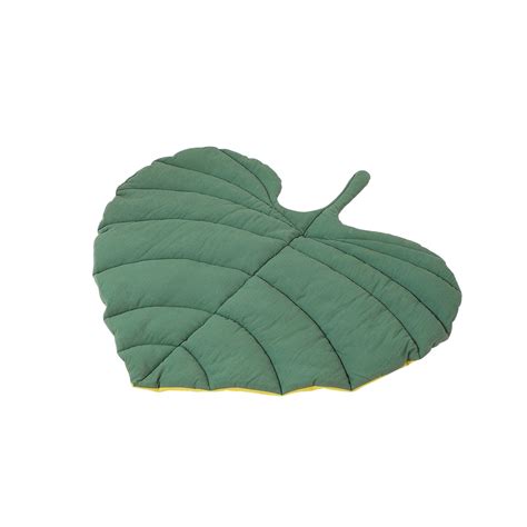 Army Green Seasonal Universal Pet Floor Mat With Leaf Shaped Pure ...