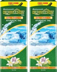 Baidyanath Himsugandhit Tail- An Extra Thanda Ayurvedic Oil | Enriched ...