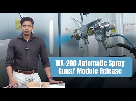 Automatic Paint Spray Gun - WA-200 Automatic Spray Guns/ Module Release ...