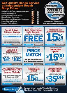 Honda Coupons by Honda Carland Parts Service Specials Honda Coupons