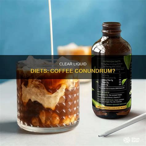 Is Coffee A Clear Liquid