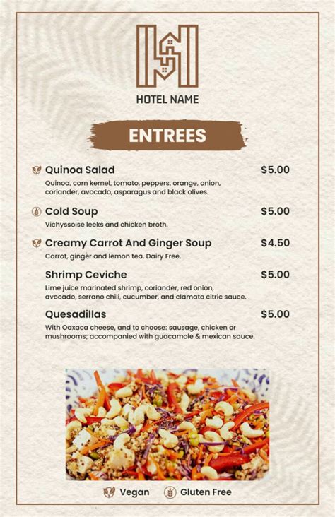 Image result for Service Menu Chart