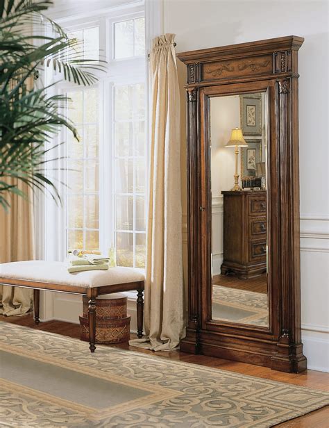 Floor Mirror W/Jewelry Armoire Storage | Marc Pridmore Designs