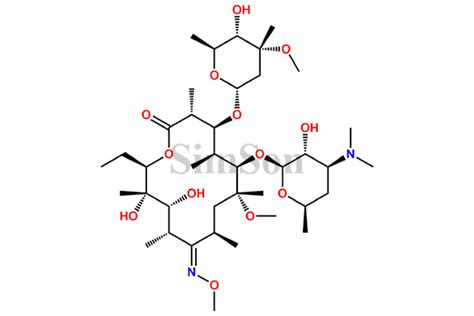 Clarithromycin EP Impurity G | CAS No- 127182-44-9 | Simson Pharma Limited