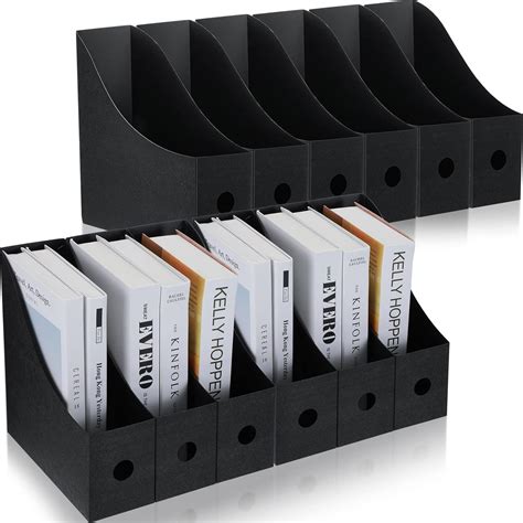 Amazon.com: 12 Pack Magazine File Holder Plastic Desk Organizer ...