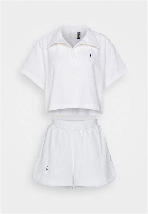 Polo Ralph Lauren TERRY POLO SET - Pyjama - white | Moda de ropa, Ropa ...
