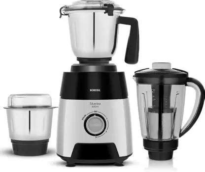 BOROSIL GRINDER SILVERLINE 600W WITH JUICER MIXER GRINDER 600 Juicer ...