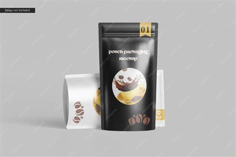 Pouch packaging mockup | Premium PSD