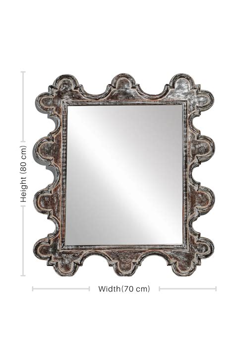 Colonial Style Square Hand Carved Mirror Frame - Style 10 – Decorcorner