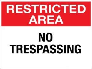 Restricted Area. No trespassing Sign Board, Water Proof Signature Board ...