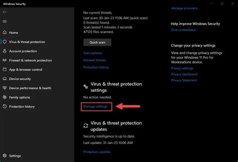 Image result for Disable Virus Protection Windows 11