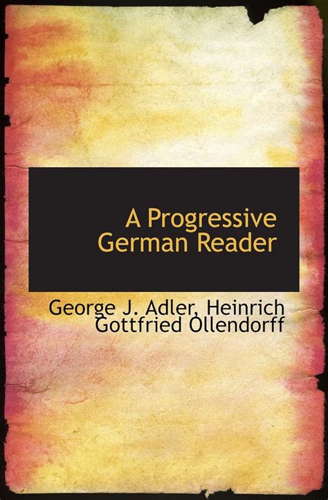 A Progressive German Reader : Amazon.in: Books
